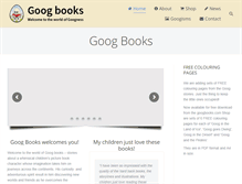Tablet Screenshot of googbooks.com